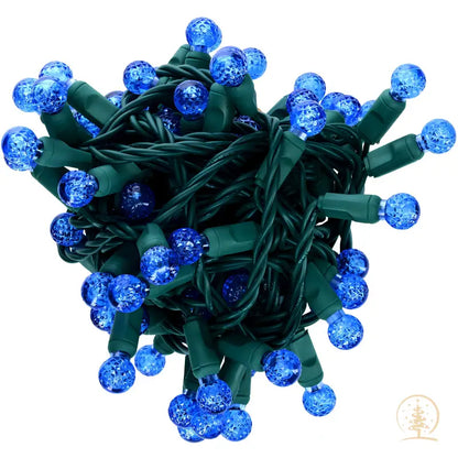 70 G12 Blue LED Christmas Lights 4’’ Spacing - Christmas Lights