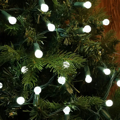 70 G12 Cool White LED Christmas Lights 4’’ Spacing - Christmas Lights