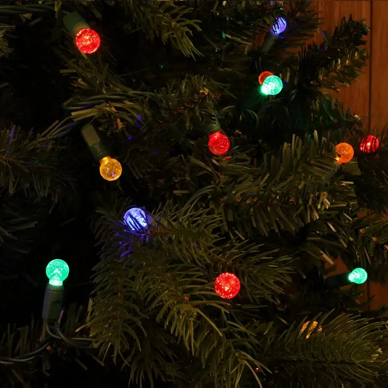 70 G12 Multicolor LED Christmas Lights 4’’ Spacing - Christmas Lights