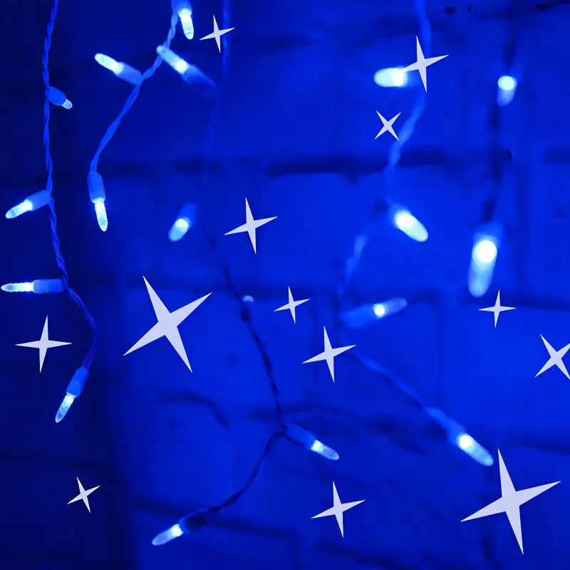 Fade Led Light 70-Count M5 Blue DreamSpark® Slow Fade LED Icicle Lights – The ...