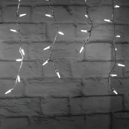 70 M5 Cool White LED Icicle Lights Christmas Lights