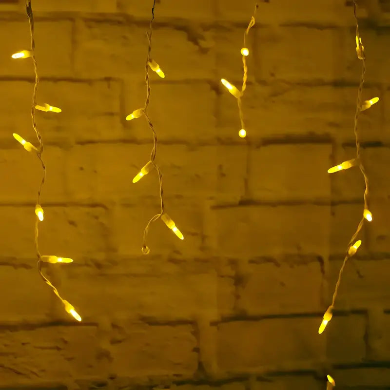70 M5 Gold DreamSpark Slow Fade LED Icicle Lights - Christmas Lights