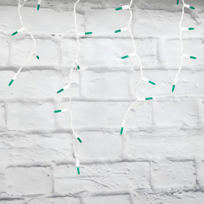 70 M5 Green DreamSpark Slow Fade LED Icicle Lights Christmas Lights