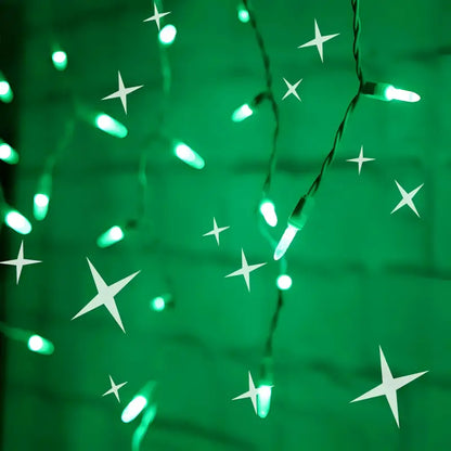 70 M5 Green DreamSpark Slow Fade LED Icicle Lights Christmas Lights