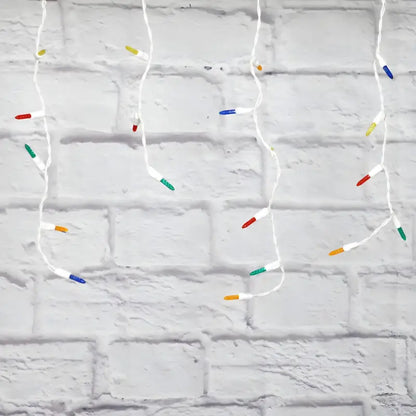 70 M5 Multicolor DreamSpark Slow Fade LED Icicle Lights Christmas Lights