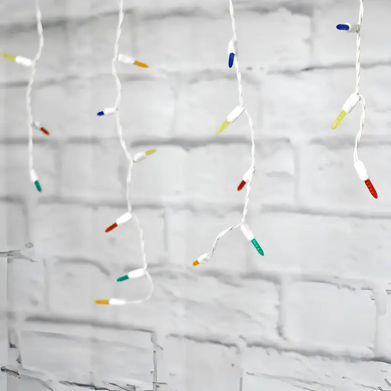 70 M5 Multicolor LED Icicle Lights Christmas Lights