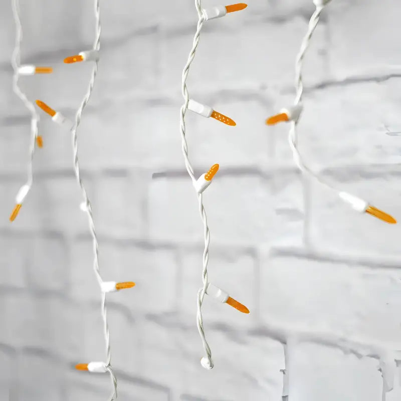 Fade Led Light 70-Count M5 Orange DreamSpark® Slow Fade LED Icicle Lights – The ...
