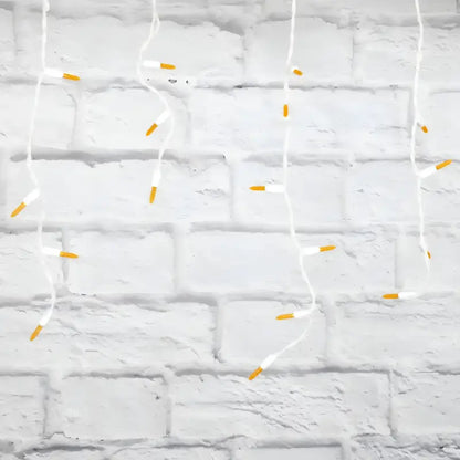 70 M5 Orange LED Icicle Lights Christmas Lights
