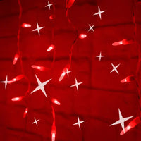 70 M5 Red DreamSpark® Slow Fade LED Icicle Lights, White Wire [CLOSEOUT]