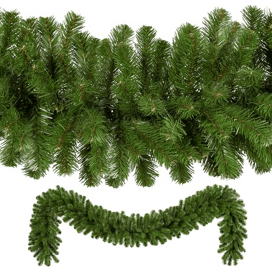9’ X 14’’ Sequoia Fir Garland Unlit - Christmas Decorations