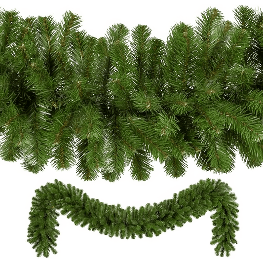 9’ X 14’’ Sequoia Fir Garland Unlit - Christmas Decorations