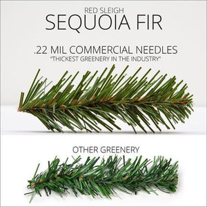 9' x 14" Sequoia Garland, Pre,Lit, LED, Warm White Christmas Decorations Wintergreen Corporation