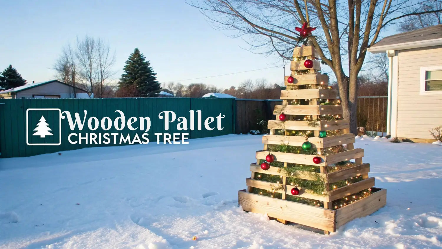 DIY Wooden Pallet Christmas Tree