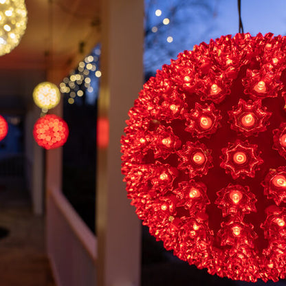 10" Red 5mm LED Starlight Sphere