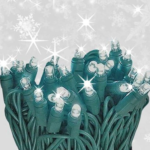 a string of white lights