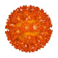 10" Orange 5mm LED Starlight Sphere