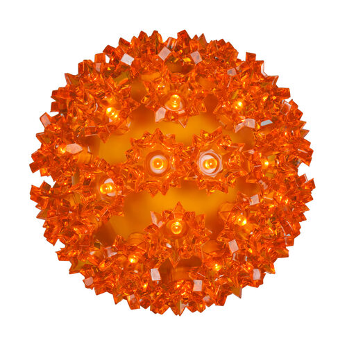 10" Orange 5mm LED Starlight Sphere