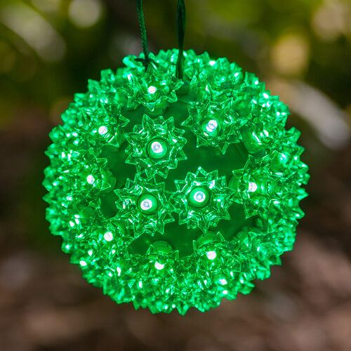 10" Green 5mm LED Starlight Sphere