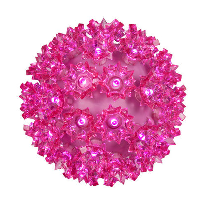 7.5" Pink 5mm LED Starlight Sphere
