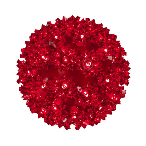 10" Red 5mm LED Starlight Sphere
