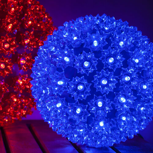 7.5" Blue 5mm LED Starlight Sphere