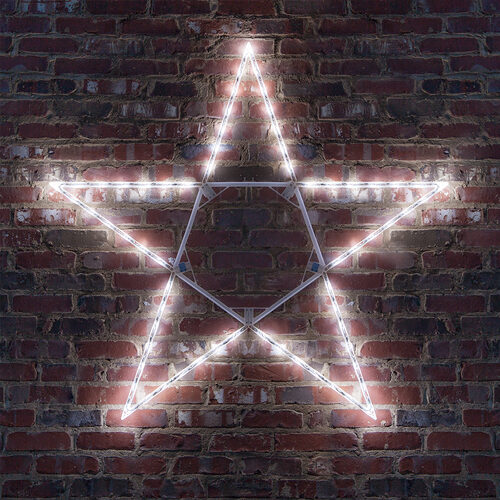 32" Cool White LED Folding Star