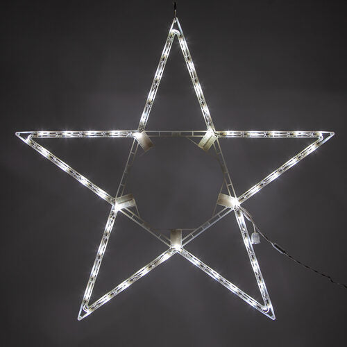 32" Cool White LED Folding Star