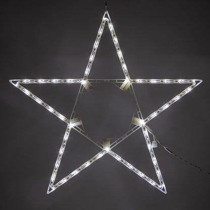 32" Cool White LED Folding Star