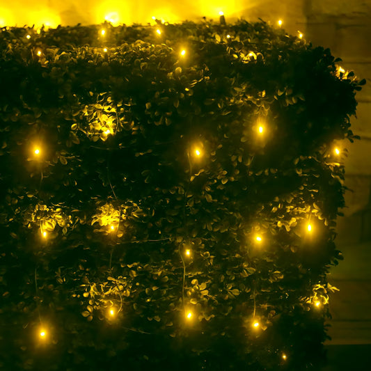 4' x 6' Yellow 5mm LED Christmas Net Lights