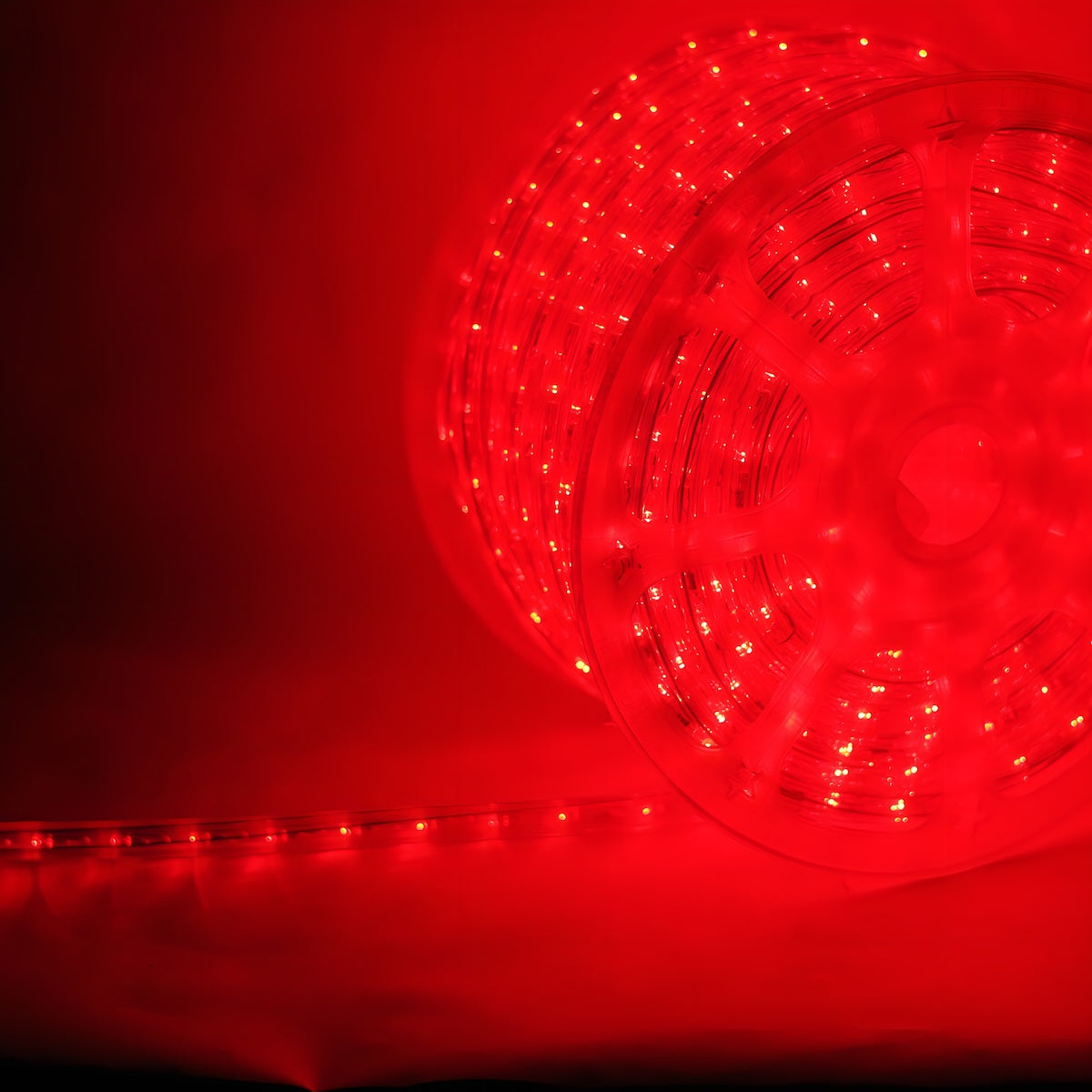 Rope Light, Red, 1/2" LED, 150' Spool