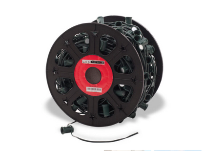 Lite-Netics C9 Magnetic Christmas Light Socket Spool, 250', 12: Spacing SPT1 Green Wire