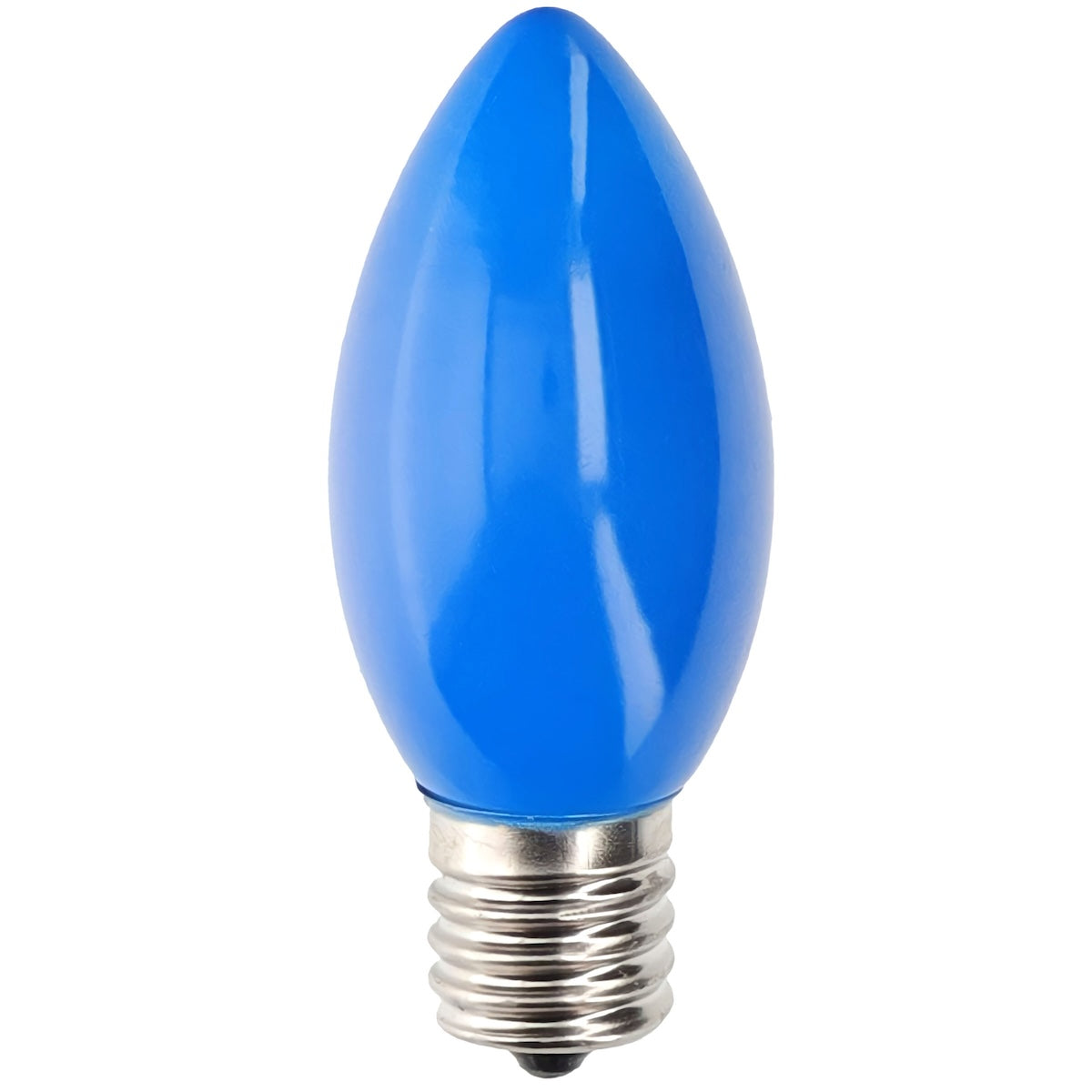 C9 Incandescent Christmas Light Bulbs, Blue, Opaque, Pack of 25 [CLOSEOUT] - The Christmas Light Emporium