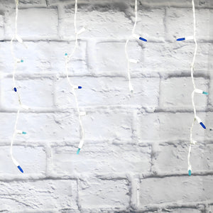 M5 LED Smooth Fade LED Icicle Lights, DreamSpark Arctic, 70 Bulbs, 7.5ft Long, White Wire