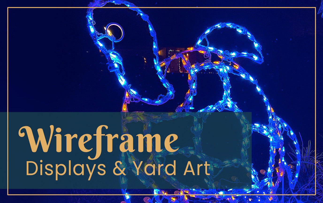 Wireframe Displays and Yard Art The Christmas Light Emporium