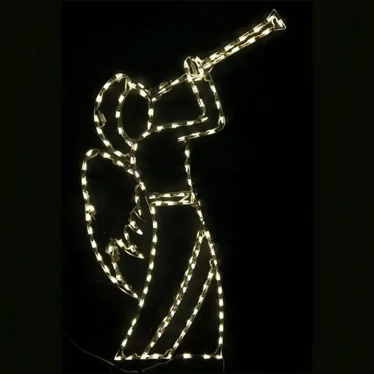 Angel with Trumpet Wireframes Displays and Yard Art