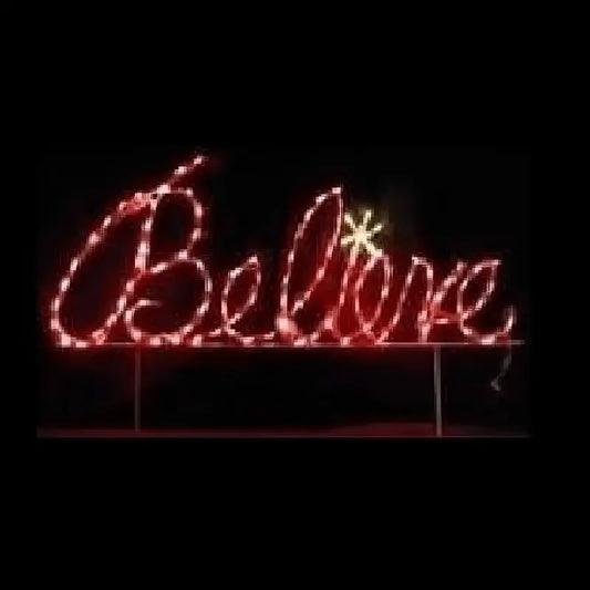 Believe Cursive - Wireframes Displays and Yard Art