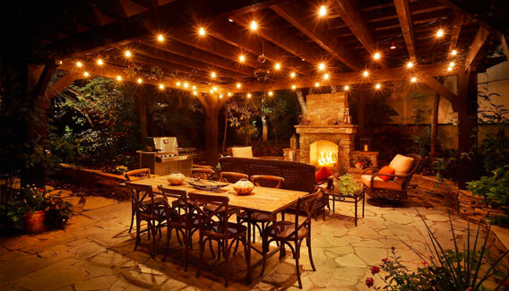 Outside patio lights