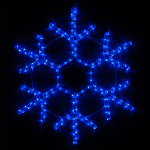 12" LED 18 Point Snowflake, Blue