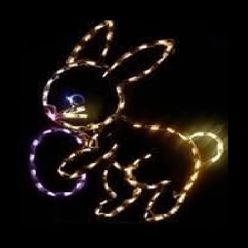 Bunny with Egg - The Christmas Light Emporium