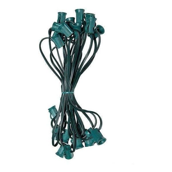 C7 25' Green Wire Stringer 12 Spacing – Lightsatwholesale
