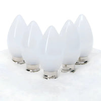 C7 Cool White Smooth ProCore® LED Christmas Light Bulbs