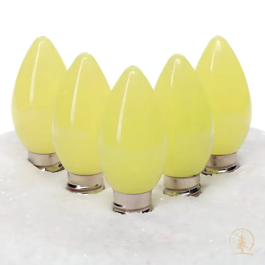 C7 Gold ProCore LED Christmas Light Bulbs Opaque Pack of 25 - Christmas Lights