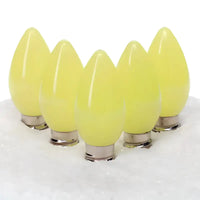 C7 Gold Smooth ProCore® LED Christmas Light Bulbs