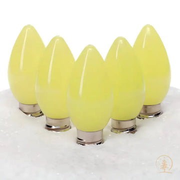 C7 Gold Smooth ProCore LED Christmas Light Bulbs - Christmas Lights