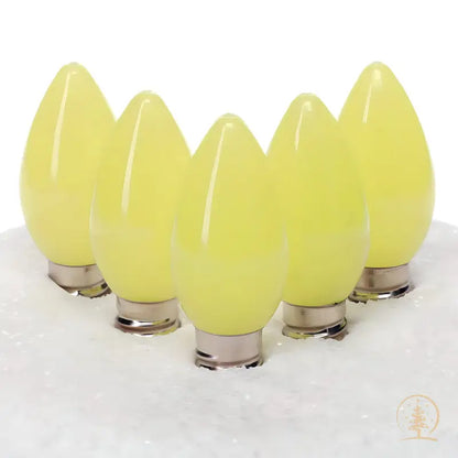 C7 Gold Smooth ProCore LED Christmas Light Bulbs - Christmas Lights