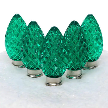 C7 Green ProCore LED Christmas Light Bulbs - Christmas Lights