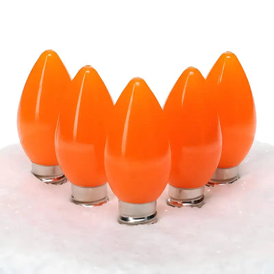 Orange ProCore LED Christmas light bulbs