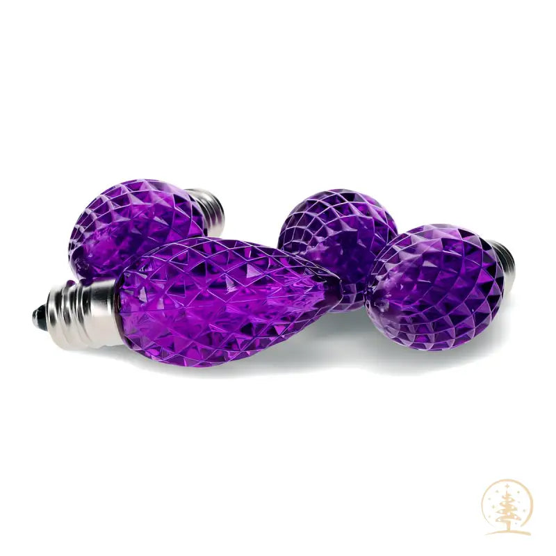 C7 Purple ProCore LED Christmas Light Bulbs - Christmas Lights