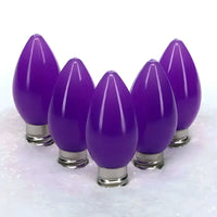C7 Purple Smooth ProCore® LED Christmas Light Bulbs