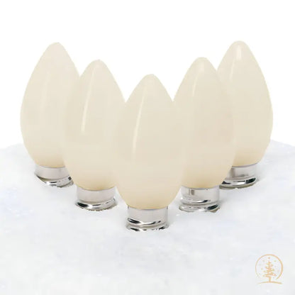 C7 Warm White Smooth ProCore LED Christmas Light Bulbs - Christmas Lights
